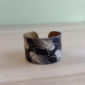 Cicada cuff bracelet